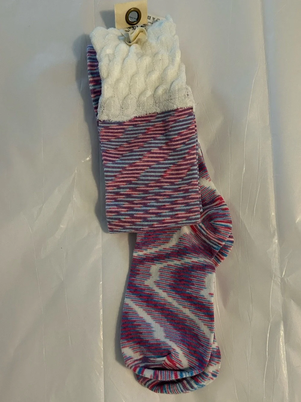 Free People Pink, Purple & White Patterned Kids Socks